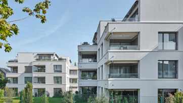 Porotherm Referenzobjekt Wohn&uuml;berbauung Dornenstrasse in Dietlikon