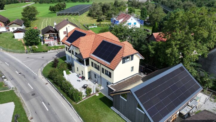 Referenzobjekt Photovoltaik, Wohnhaus in K&uuml;mmersthausen