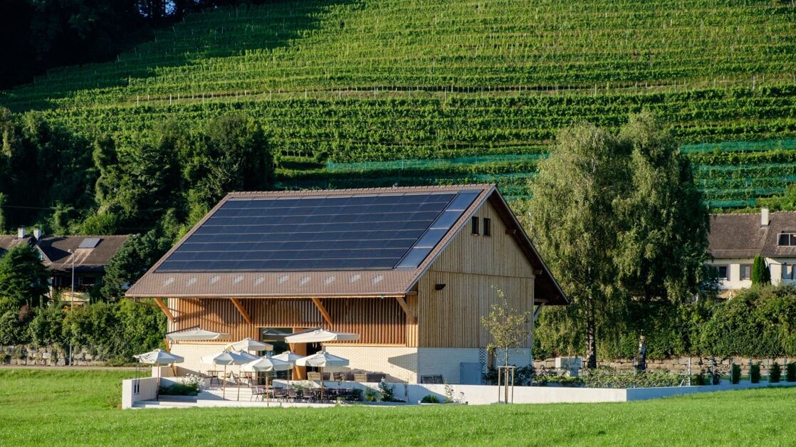 Referenzobjekt Photovoltaik Weingut H&ouml;cklistein