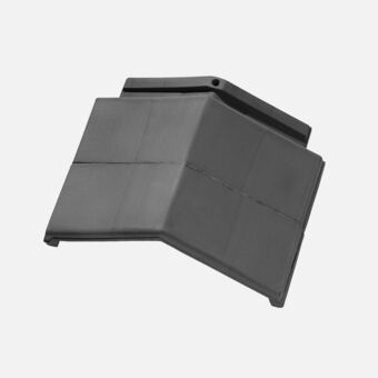Winkel Firstziegel 42 120 Grad halber Ziegel dunkelgrau Winkel Firstziegel 42 120 Grad halber Ziegel dunkelgrau