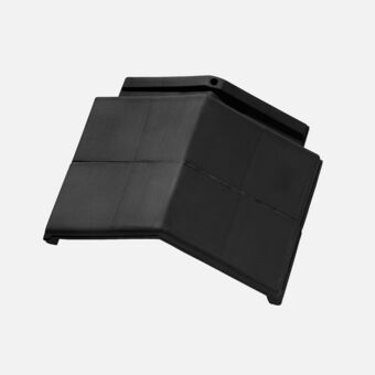 Winkel Firstziegel 42 120 Grad halber Ziegel nero Winkel Firstziegel 42 120 Grad halber Ziegel nero