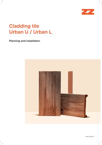 Planning and Installation Cladding tile Urban U / Urban L