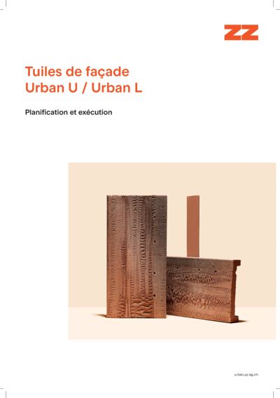 Planification et exécution Tuiles de façade Urban U / Urban L