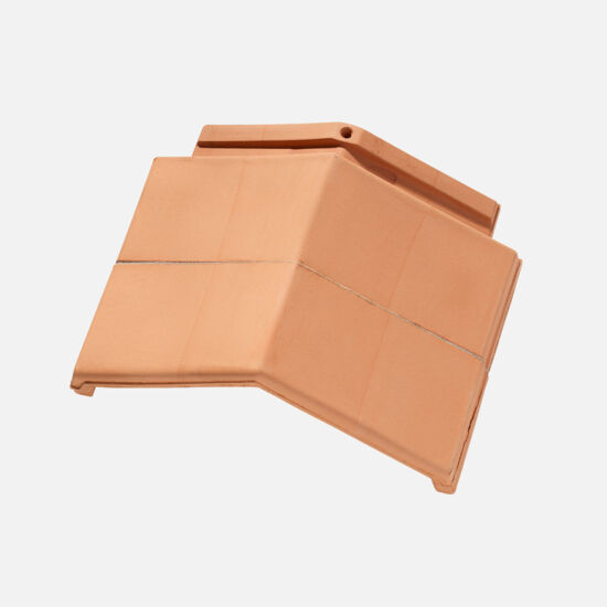 Winkel Firstziegel 42 120 Grad halber Ziegel naturrot Winkel Firstziegel 42 120 Grad halber Ziegel naturrot