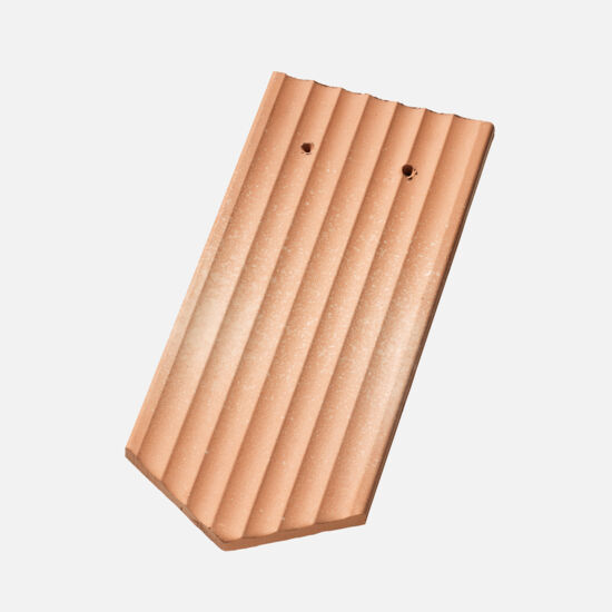 Casta Tuile plate 17/38 Cannel&eacute;e, coupe pointue, 