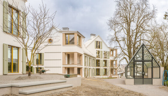 Referenzobjekt Porotherm, Wohnh&auml;user Schlossgarten in R&uuml;schlikon