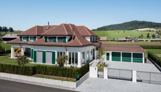 Single family, Casta, tile, paleo Single family house in Wangen